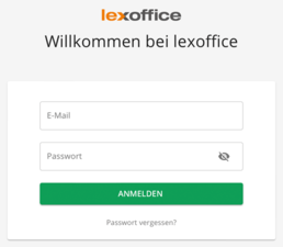 lexoffice: Login