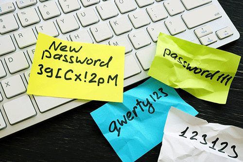 Passwortmanager Passwort Post It